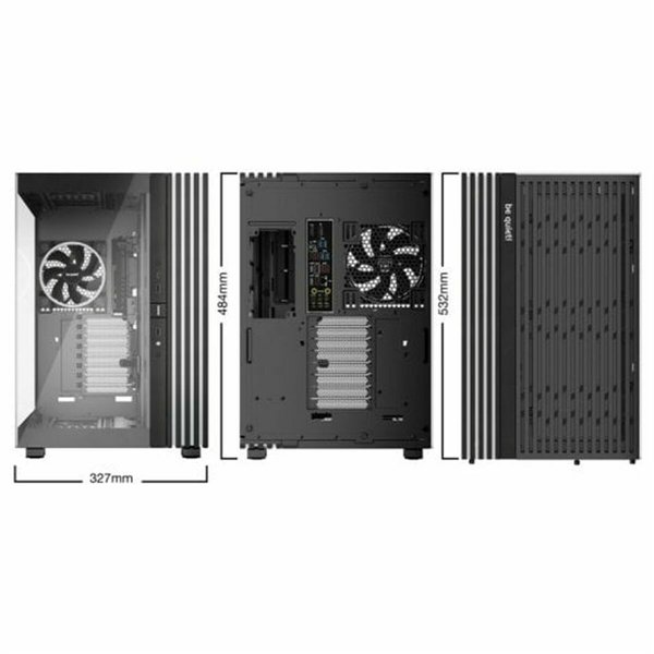 ATX pusiau bokšto tipo korpusas Be Quiet! BGW71 Juoda