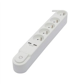 Elektros prailgintuvas su jungikliu, 5 lizdai Chacon Balta