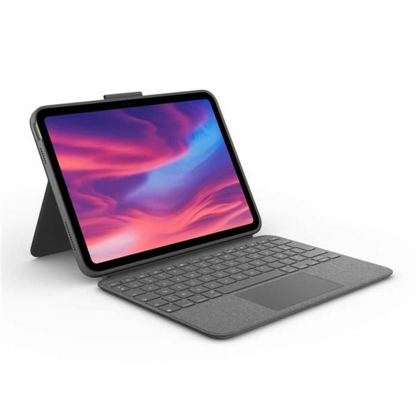 Bluetooth klaviatūra su atrama planšetei Logitech Combo Touch Pilka Prancūzų AZERTY