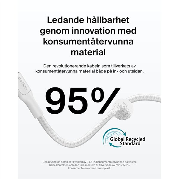 USB laidas Belkin CAB025HQ1MWH