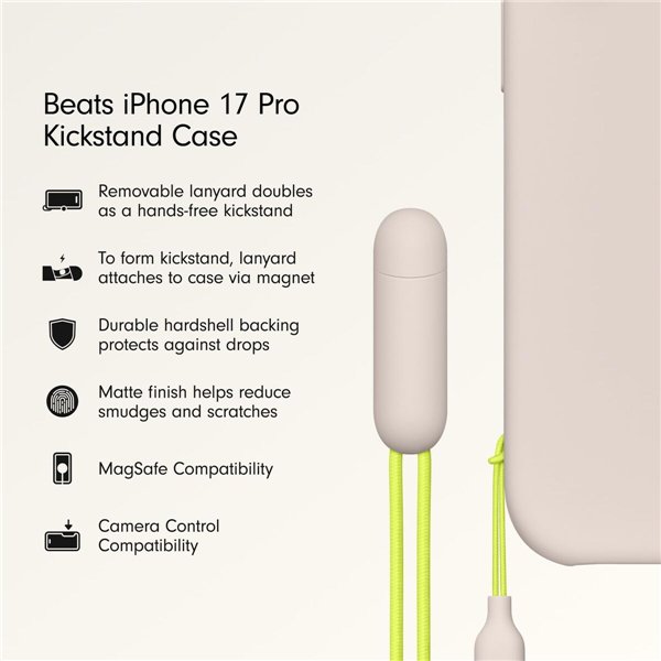 Mobiliojo telefono dėklas Beats iPhone 17 Pro Apple