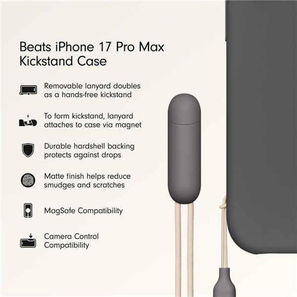 Mobiliojo telefono dėklas Beats iPhone 17 Pro Max Apple