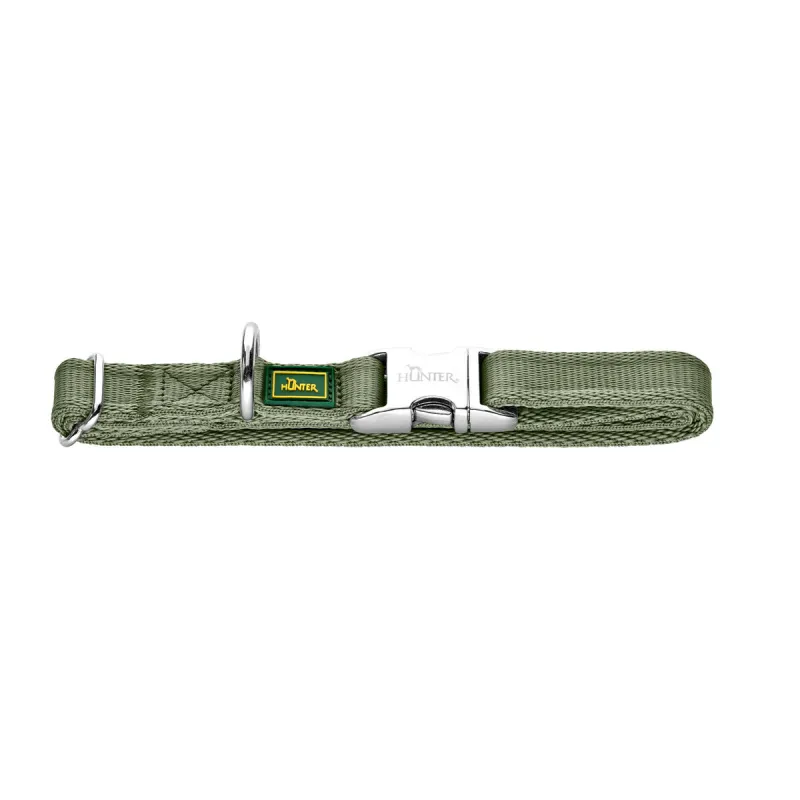Šuns antkaklis Hunter Inari Žalia M 30-45 cm