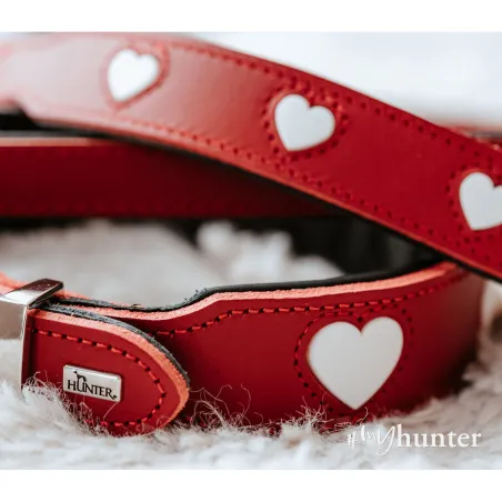 Suņa kaklasiksna Hunter Love Sarkans XS 24-28 cm