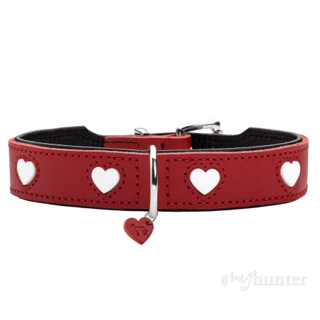 Собачий ошейник Hunter Love Красный XS 24-28 cm
