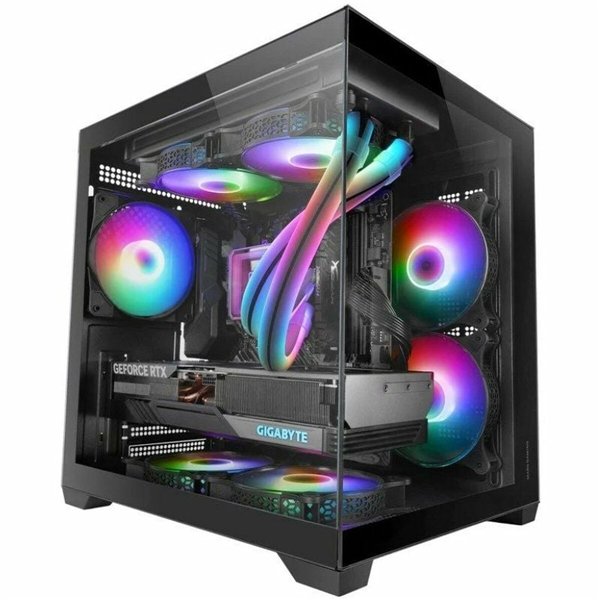 Mini Torņveida Kārb Micro ATX/ITX Mars Gaming MCVIEW2 Melns