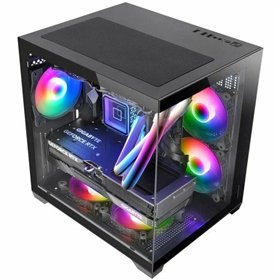 Mini Torņveida Kārb Micro ATX/ITX Mars Gaming MCVIEW2 Melns