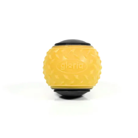 Lemmikin pallo Gloria PLAY AND RUN Keltainen TPR M 6,35 cm 2 osaa