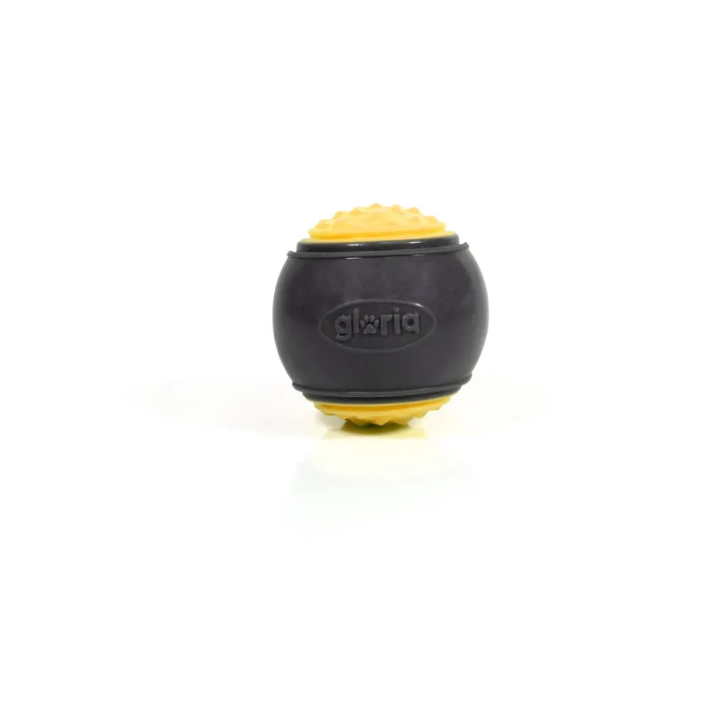 Pet Ball Gloria PLAY AND RUN Yellow TPR M 6,35 cm 2 Units