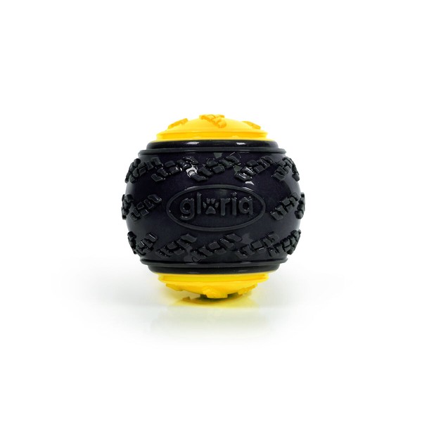 Mājdzīvnieku Bumba Gloria PLAY AND RUN Dzeltens TPR L 8,89 cm