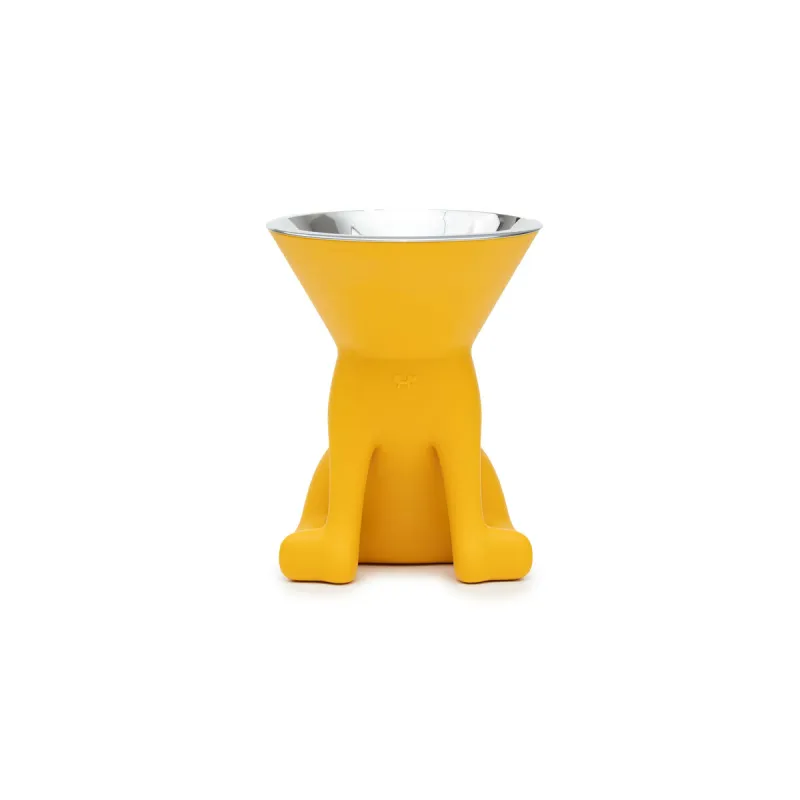 Кормушка для собак United Pets Elisabeth Yellow Нержавеющая сталь полиэтилен 1 L