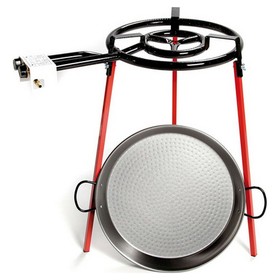 Degiklis Paellai Vaello 6140 Juoda Plienas Trikojis Degiklis Ispanija (2 Dalys) (Naudoti A)