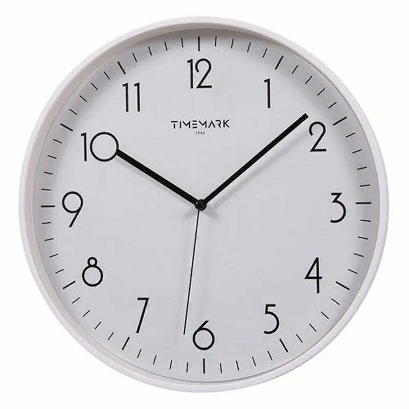 Seinäkello Timemark Valkoinen (30 x 30 cm)