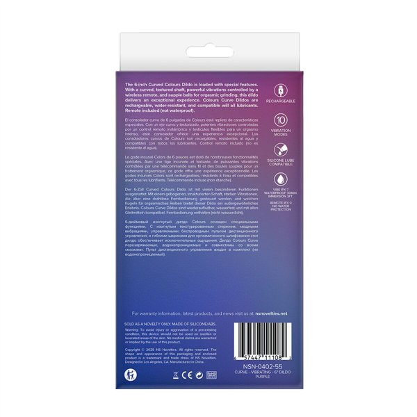 Realistinen vibraattori NS Novelties Colours