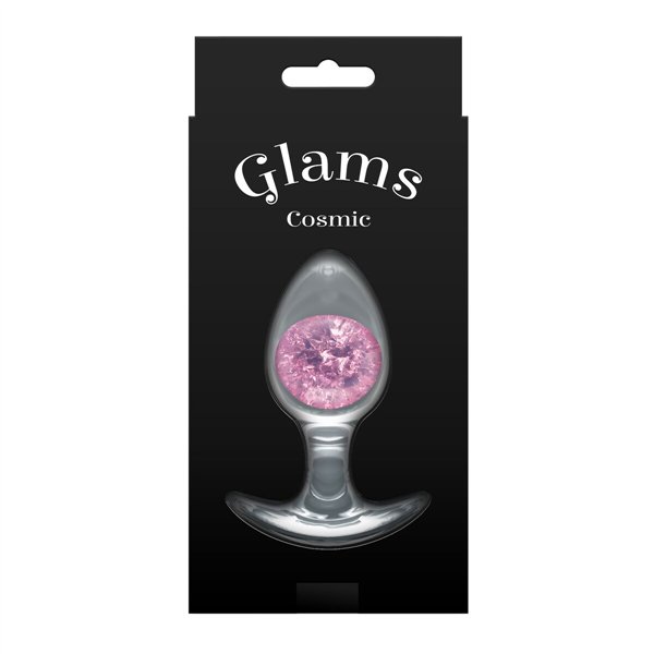 Anālais spraudnis NS Novelties Glams Rozā (8 cm)