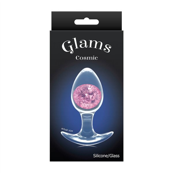 Anālais spraudnis NS Novelties Glams Rozā (8 cm)