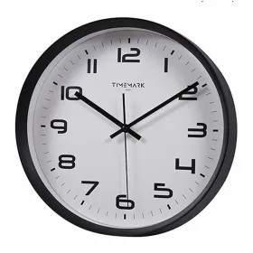 Настенное часы Timemark Чёрный 30 x 30 cm