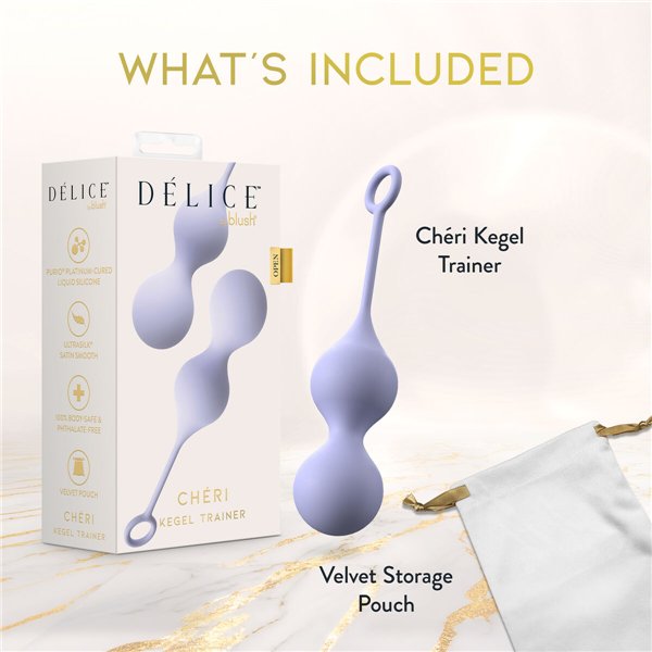 Bullet vibracija Blush Delice Purpurinė