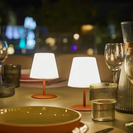 Pöytälamppu Lumisky Tummanruskea