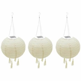 Žibintų rinkinys Lumisky HIMALAYA Rusvai gelsva Ø 30 cm 3 Dalys