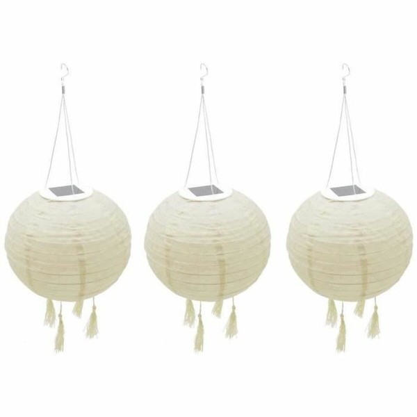 Žibintų rinkinys Lumisky HIMALAYA Rusvai gelsva Ø 30 cm 3 Dalys
