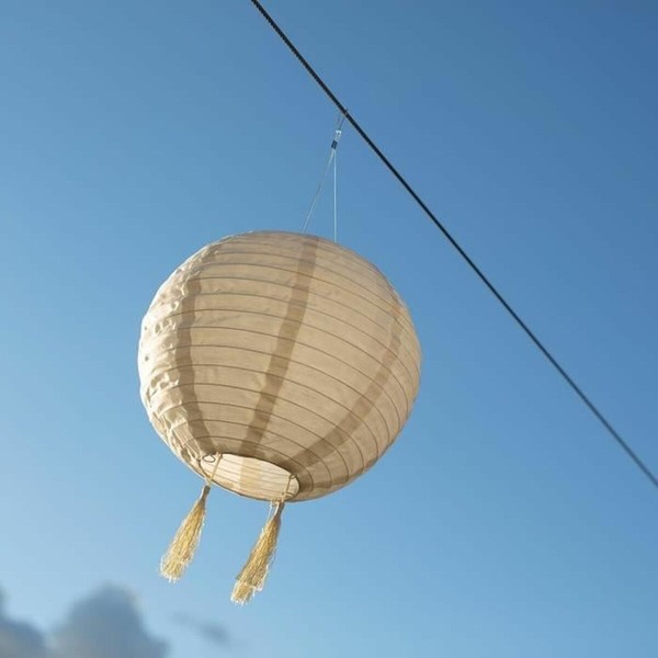 Lantern set Lumisky HIMALAYA Beige Ø 30 cm 3 Pieces