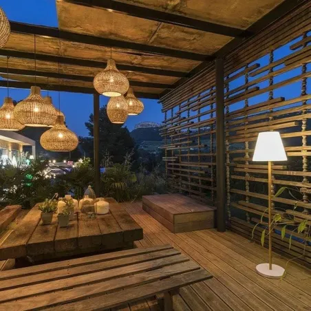 Auringonottolamppu Lumisky Valkoinen