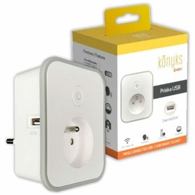 Kištukas su suvartojimo matuokliu Konyks Priska Bluetooth Wi-Fi 16 A