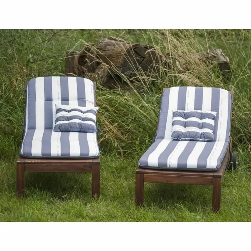 Подушка для шезлонга Jardin Prive Синий 180 x 56 x 10 cm