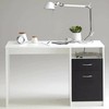 Rašomasis stalas FMD JACKSON  Balta Juoda 123 x 76,5 x 50 cm Medžio