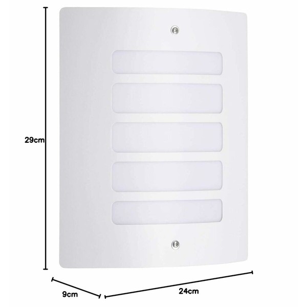Sieninis apšvietimas Brilliant Todd Balta Metalinis Plastmasinis 60 W E27