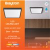 BRY-JADE-SLR-BLC-SQR-26W-3IN1-CEILING LIGHT