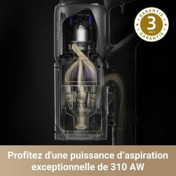 Dreame Cordless Stick Vacuum Z30 850W 0.6L HEPA Filter Black