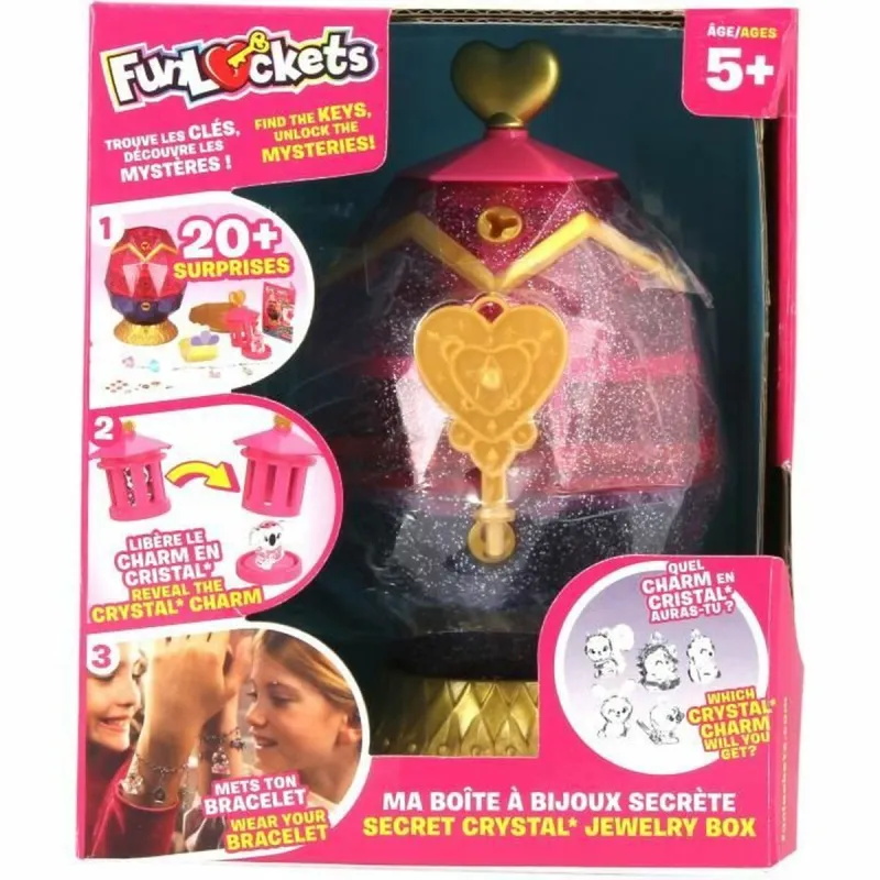Шкатулка Funlockets Разноцветный Пластик