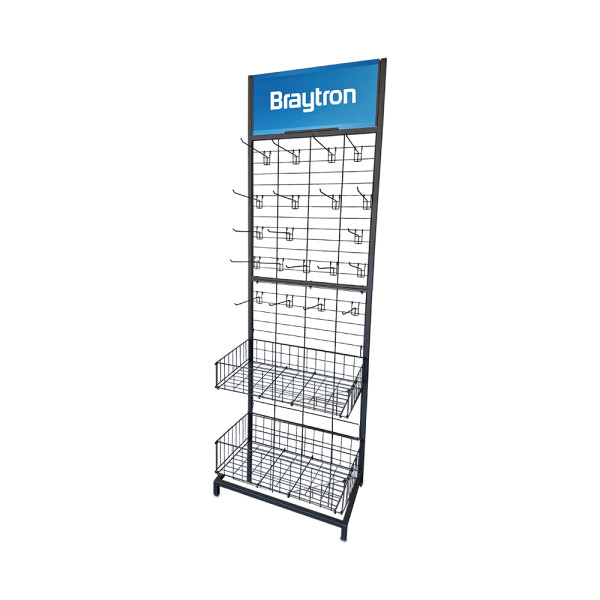 STAND-TP1-WIRE-600x350X1850MM-DARK GREY