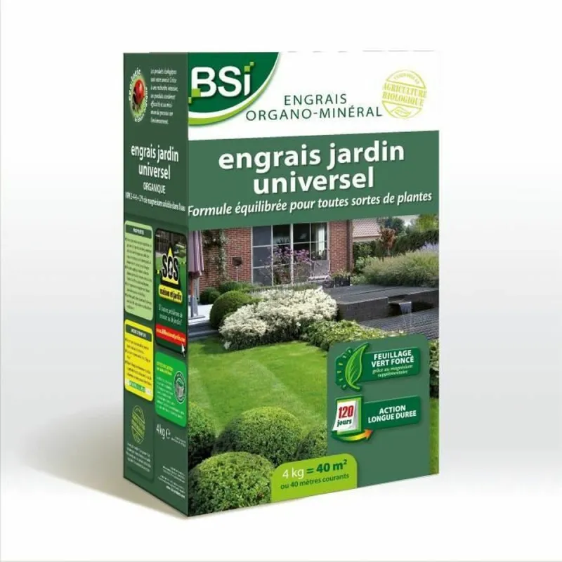 Organinės trąšos BSI Long Action Gėlės 4 Kg