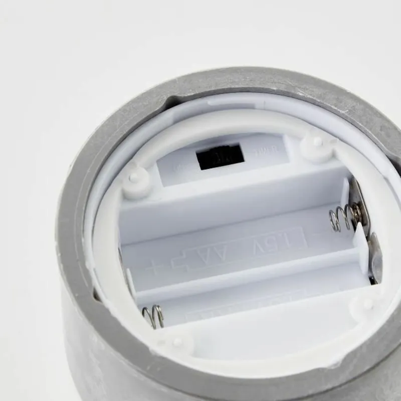 LED Žvakė Brilliant Pilka Metalinis 3 vnt.