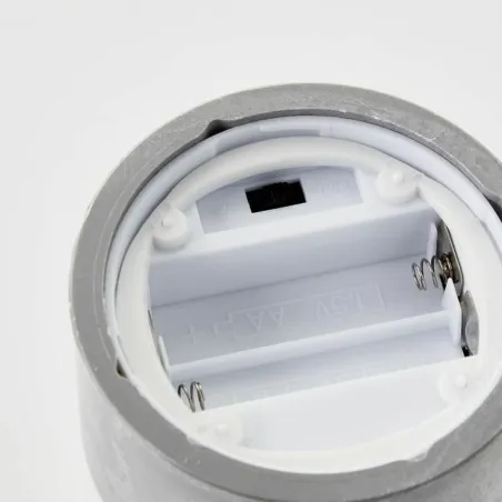 LED Žvakė Brilliant Pilka Metalinis 3 vnt.