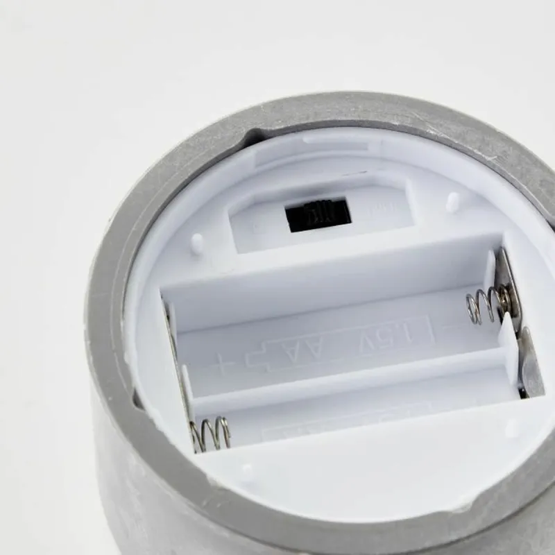 LED Žvakė Brilliant Pilka Metalinis 3 vnt.