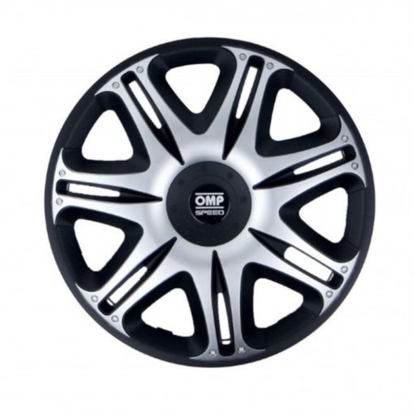 Mototransporta pārsegs OMP Ghost Speed Melns Sudrabains 13" (4 uds)