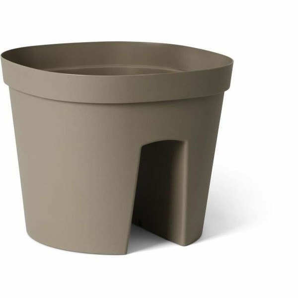 Itsekasteleva kukkaruukku Garden ID Ruskeanharmaa