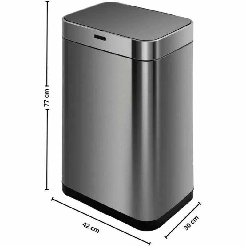 Jäteastia Kitchen Move Harmaa Metalli Ruostumaton teräs 60 L