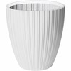 Plant pot Garden ID Fancy White Polyethylene 40 x 42 cm