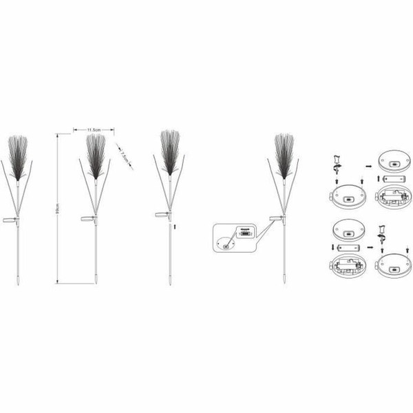 Solārā lampa Galix G4515