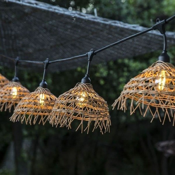 LED žibintų vainikas Lumisky Juoda