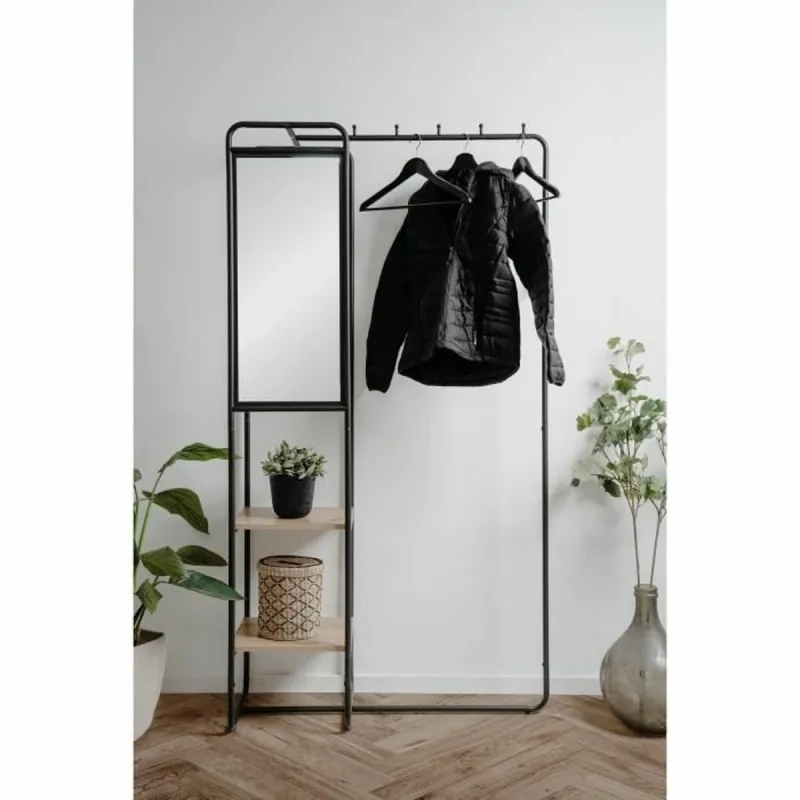 Hall Black 100 x 185 x 37 cm