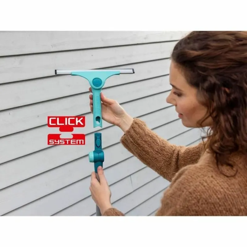 Stiklu Tīrītājs Leifheit Pro Reach 51425 M 28 cm Plastmasa Tirkīzs