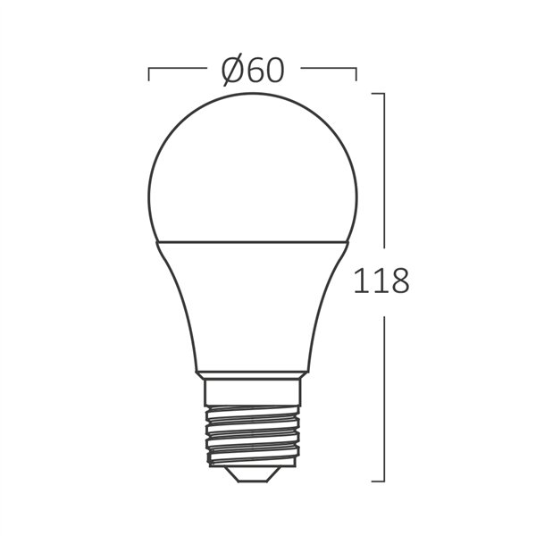 BRY-ADVANCE-13W-E27-A60-3000K-LED BULB