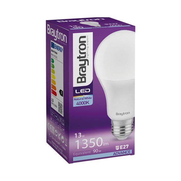 BRY-ADVANCE-13W-E27-A60-4000K-LED BULB