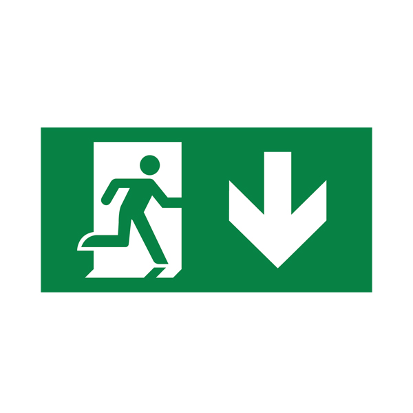 BRY-EXIT SING-DOWN-PVC-FOR BC14-011XX